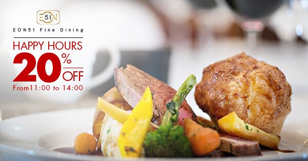 BE MORE DELIGHTED WITH A 20% DISCOUNT FOR YOUR LUNCH BILL